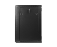 LANBERG Szafa instalacyjna wisząca 19 12U 600X450mm czarna (drzwi szklane) WF01-6412-10B - 455293 - zdjęcie 4